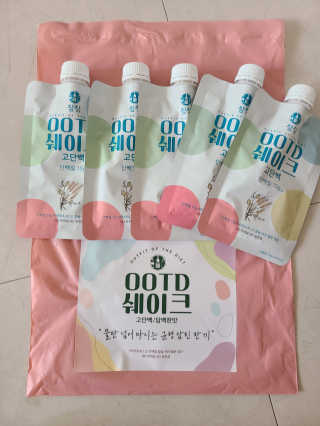 [꾸콤] 참참 OOTD쉐이크 고단백 일주일세트 50g x 5 — 5점을 준 리뷰어가 2020년 10월 올린 사용 사진