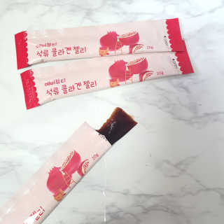 365더건강 에버뷰티 석류콜라겐 젤리 — 5점을 준 리뷰어가 2020년 7월 올린 사용 사진