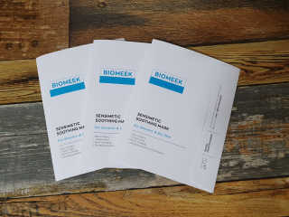 바이오믹 BIOMEEK SENSIMETIC SOOTHING MASK.S — 5점을 준 리뷰어가 2020년 7월 올린 사용 사진