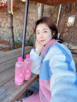 [활력충전 이온음료] 히말라야 핑크솔트를 담은 핑크온 — 5점을 준 리뷰어가 2020년 11월 올린 사용 사진