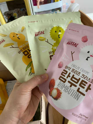 BASSAK 바삭 프리즈 크리스피 3종 — 4점을 준 리뷰어가 2020년 9월 올린 사용 사진