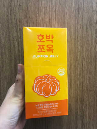 조은약초 국산 늙은 호박즙 호박쪼옥 젤리 20g x 15포 — 5점을 준 리뷰어가 2020년 9월 올린 사용 사진