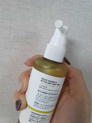 달리프 클로렐라 베러 루트 헤어토닉 100ml — 5점을 준 리뷰어가 2020년 11월 올린 사용 사진