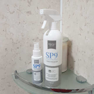 SP9 스프레이형 프리미엄 살균소독제 500ml+100ml — 5점을 준 리뷰어가 2020년 11월 올린 사용 사진