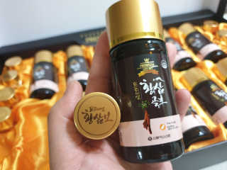 서울약사신협_프리미엄황삼골드_3.75g x 12환+75mgx12병 — 5점을 준 리뷰어가 2020년 9월 올린 사용 사진