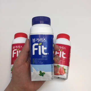 남양유업 [불가리스]마시는 발효유 Fit 딸기/플레인 — 5점을 준 리뷰어가 2020년 8월 올린 사용 사진