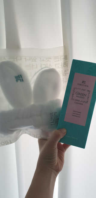 포레스트힐 SS 그린 밸런스 클렌져 100ml + 헤어밴드 — 5점을 준 리뷰어가 2020년 5월 올린 사용 사진