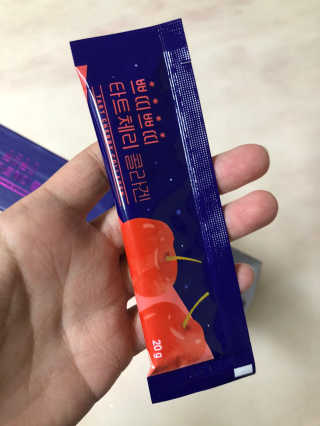 서울약사신협_쁘띠쁘띠타트체리콜라겐_20g x 14포 — 4.5점을 준 리뷰어가 2020년 11월 올린 사용 사진