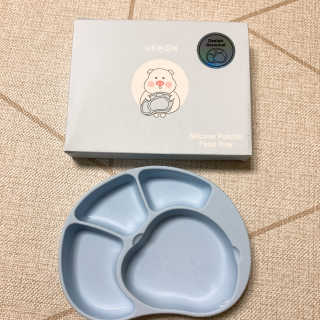 유비맘 캐릭터 실리콘 흡착 식판_색상 랜덤발송 — 5점을 준 리뷰어가 2020년 10월 올린 사용 사진