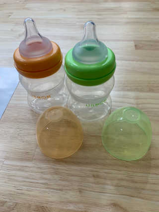 유비맘 신생아젖병 120ml 트리플팩_ 젖꼭지 포함 — 5점을 준 리뷰어가 2020년 6월 올린 사용 사진