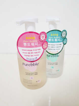 Purebble 당김없이 속촉촉_퓨어블 핸드워시 3종 [랜덤발송] — 5점을 준 리뷰어가 2020년 7월 올린 사용 사진