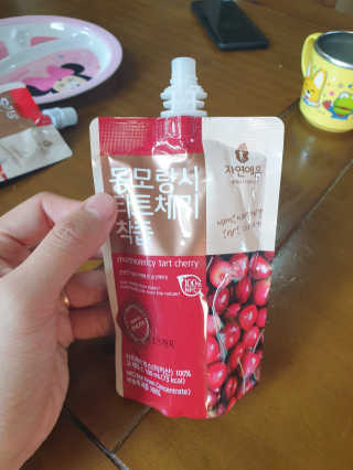 자연에온 몽모랑시 타트체리 착즙 100mL 10개입 2BOX — 5점을 준 리뷰어가 2020년 10월 올린 사용 사진