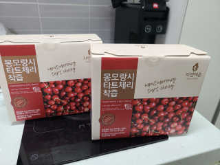 자연에온 몽모랑시 타트체리 착즙 100mL 10개입 2BOX — 5점을 준 리뷰어가 2020년 10월 올린 사용 사진