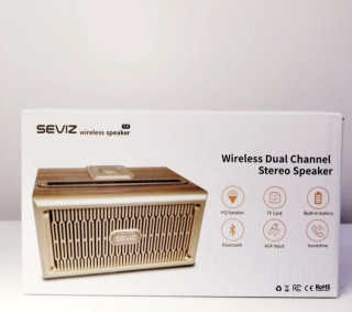 SEVIZ GOLD20W 레트로 블루투스 스피커 — 4점을 준 리뷰어가 2020년 8월 올린 사용 사진