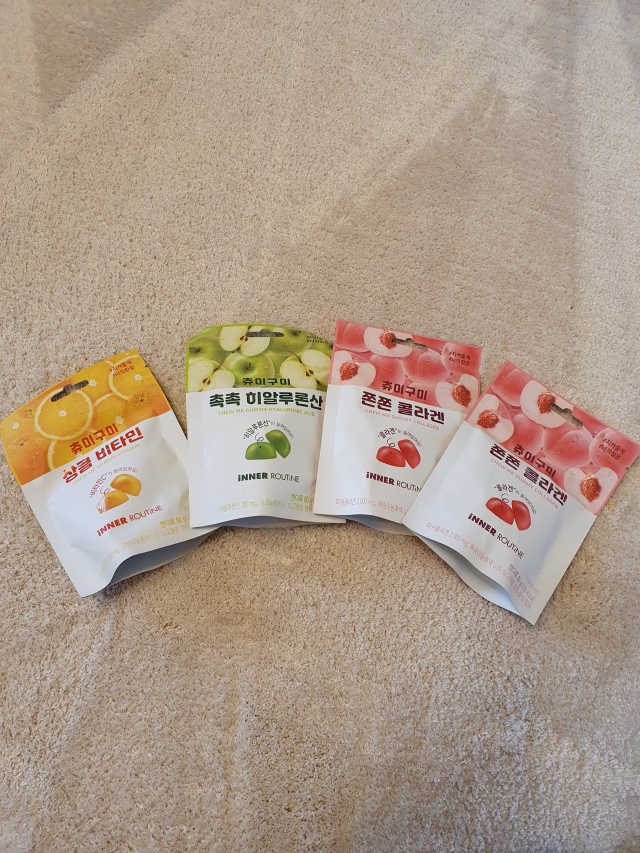 이너루틴 츄미구미 3종 리뷰 사진