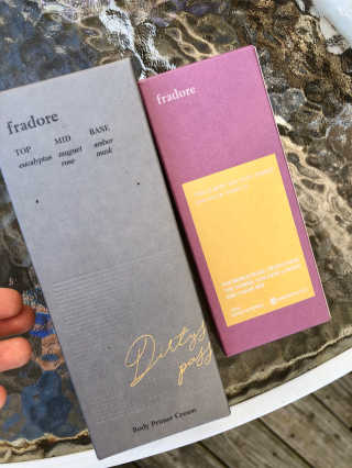 프라도어 데오 앤 퍼퓸 미스트 03 및 바디 크림 01 — 5점을 준 리뷰어가 2020년 5월 올린 사용 사진