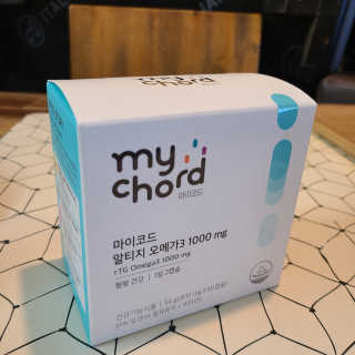 JW중외제약 마이코드 알티지 오메가3 1000 mg — 5점을 준 리뷰어가 2020년 8월 올린 사용 사진