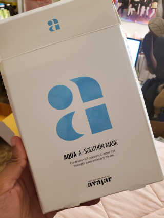 Avajar A-Solution 마스크 — 5점을 준 리뷰어가 2020년 10월 올린 사용 사진