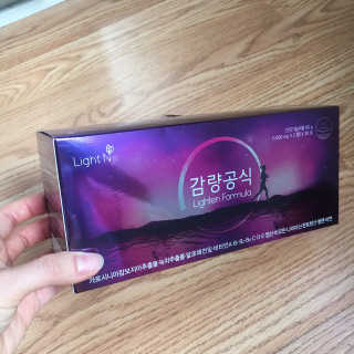[감량공식] 다이어트 건강기능식품 신규 캠페인 — 4.5점을 준 리뷰어가 2020년 4월 올린 사용 사진