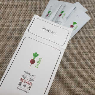 유유네이처 머빈스 젤리 레드비트 콜라겐 — 5점을 준 리뷰어가 2020년 8월 올린 사용 사진
