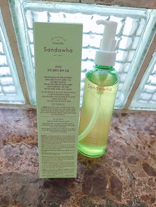 스킨큐어 산다화 순한 클렌징 동백 오일 200ml — 5점을 준 리뷰어가 2020년 5월 올린 사용 사진