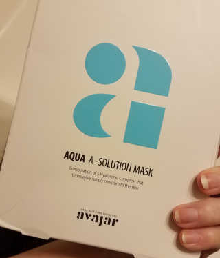Avajar A-Solution 마스크 — 5점을 준 리뷰어가 2020년 12월 올린 사용 사진