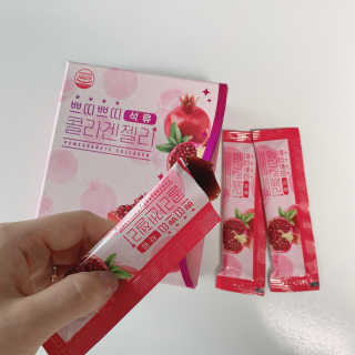 헬스업_쁘띠쁘띠석류콜라겐젤리_20g x 14포 — 5점을 준 리뷰어가 2020년 8월 올린 사용 사진