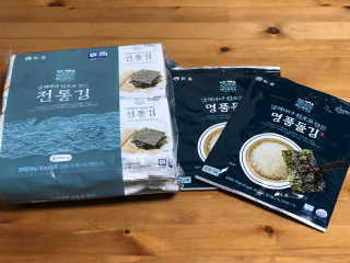 한촌몰 바다공작소 전통김_명품돌김세트 — 5점을 준 리뷰어가 2020년 10월 올린 사용 사진