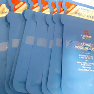 리더스코스메틱 리더스 메디유 아미노 모이스처 마스크 — 3.5점을 준 리뷰어가 2020년 5월 올린 사용 사진