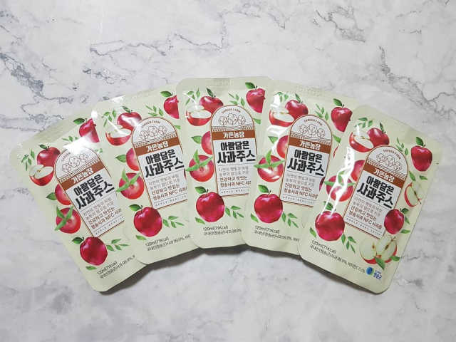 [가든농장] 아람담은 사과주스 120ml x 15포 리뷰 사진