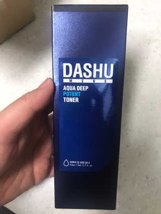 다슈코리아 다슈 맨즈 아쿠아 딥 포텐 토너 153ml — 4점을 준 리뷰어가 2020년 9월 올린 사용 사진