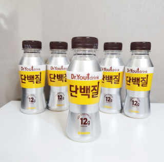 닥터유드링크 단백질 초코맛 and 바나나맛 — 5점을 준 리뷰어가 2020년 8월 올린 사용 사진