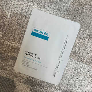 바이오믹 BIOMEEK SENSIMETIC SOOTHING MASK.S — 5점을 준 리뷰어가 2020년 6월 올린 사용 사진