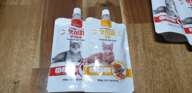 [캣시피] 고양이들의 반찬, 대용량 츄르 3종 리뷰 사진