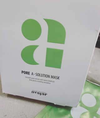 Avajar A-Solution 마스크 — 5점을 준 리뷰어가 2020년 10월 올린 사용 사진