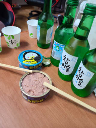 동원참치 펭수참치 — 5점을 준 리뷰어가 2020년 7월 올린 사용 사진