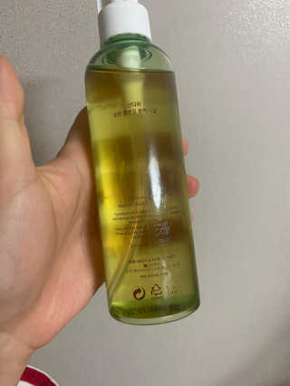 스킨큐어 산다화 순한 클렌징 동백 오일 200ml — 4.5점을 준 리뷰어가 2020년 5월 올린 사용 사진
