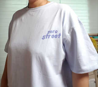제로스트릿 ZERO STREET - BACK DONUT T-SHIRT 7 COLOR — 5점을 준 리뷰어가 2020년 7월 올린 사용 사진