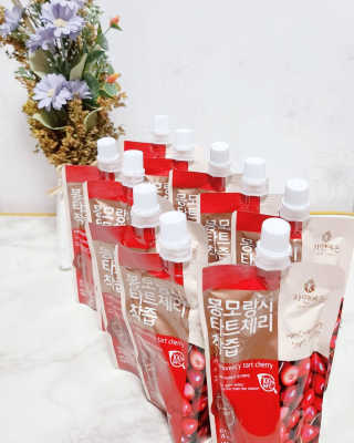 자연에온 몽모랑시 타트체리 착즙 100mL 10개입 2BOX — 5점을 준 리뷰어가 2020년 11월 올린 사용 사진