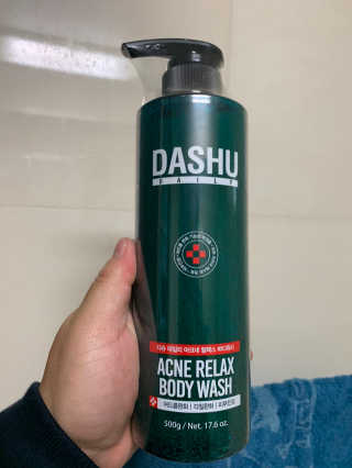 다슈코리아 다슈 데일리 아크네 릴렉스 바디워시 500ml — 3.5점을 준 리뷰어가 2020년 5월 올린 사용 사진