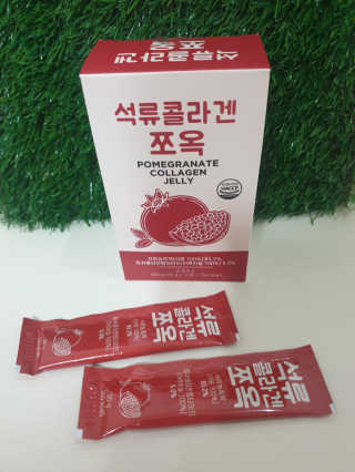 조은약초 석류콜라겐 석류즙 석류쪼옥 젤리 스틱 15포 x 20g — 5점을 준 리뷰어가 2020년 7월 올린 사용 사진