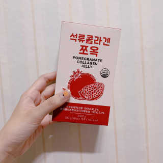 조은약초 석류콜라겐 석류즙 석류쪼옥 젤리 스틱 15포 x 20g — 5점을 준 리뷰어가 2020년 8월 올린 사용 사진