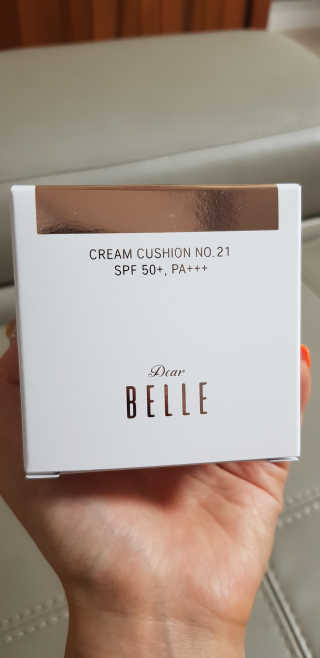 디어벨르 크림쿠션 DEAR BELLE CREAM COUSION — 4점을 준 리뷰어가 2020년 8월 올린 사용 사진