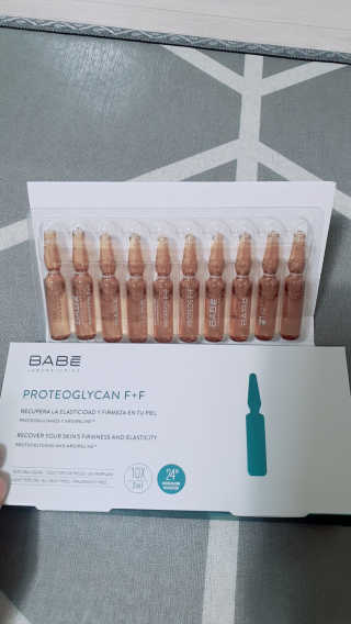 바베 BABE 바베 프로테오글리칸 F+F 앰플 솔루션 — 5점을 준 리뷰어가 2020년 6월 올린 사용 사진