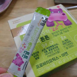 [풀무원베이비밀] 프로바이오락 베이비 튼튼 유산균 — 5점을 준 리뷰어가 2020년 8월 올린 사용 사진