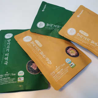 한촌몰 설렁탕집 가마솥 국거리 2종 세트 — 5점을 준 리뷰어가 2020년 6월 올린 사용 사진