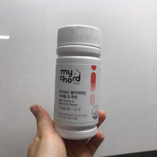 JW중외제약 마이코드 멀티비타민미네랄 포 우먼 — 5점을 준 리뷰어가 2020년 7월 올린 사용 사진