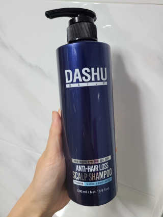 다슈코리아 다슈 데일리 단백질 한방 두피 골드 샴푸 500ml — 5점을 준 리뷰어가 2020년 12월 올린 사용 사진
