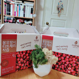 자연에온 몽모랑시 타트체리 착즙 100mL 10개입 2BOX — 5점을 준 리뷰어가 2020년 10월 올린 사용 사진