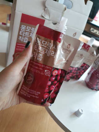 자연에온 몽모랑시 타트체리 착즙 100mL 10개입 2BOX — 5점을 준 리뷰어가 2020년 9월 올린 사용 사진
